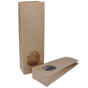 Klockowe papierowe z oknem 100g 70+40x205mm 1000 szt.