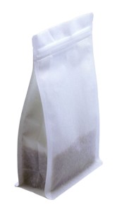 BOXpack ze struną biały papier 100g 110+55x185 mm 1000 szt.