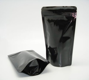 Doypack czarne alu ze struną 250ml 110x65x185mm 1000szt.