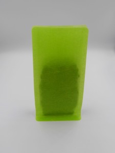 BOXpack ryżowy papier mint + transparentne zakładki boczne  100g 90+50x190mm 1000szt.