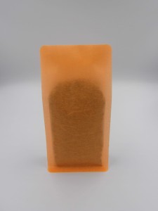 BOXpack ryżowy papier orange + transparentne zakładki boczne  100g 90+50x190mm 1000szt.