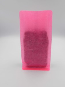 BOXpack ryżowy papier coral + transparentne zakładki boczne  100g 90+50x190mm 1000szt.